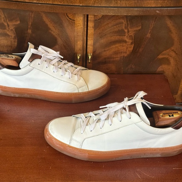 To Boot New York Adam Derrick White Leather Sneakers - Picture 5 of 10